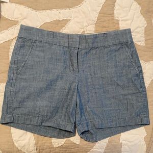 JCrew Factory Chambray Shorts Size 2